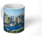 Mok - Skyline van Manila in de Filipijnen - 350 ML - Beker