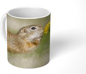 Mok - Paardenbloem - Knaagdieren - Geel - 350 ML - Beker