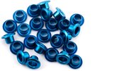 Oogjes Ringetjes - Eyelets - metallic blauw - 1000 stuks