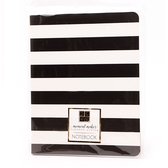 Notitieboekje Journal - American Crafts DCWV designer notebook planner black stripe - 3 stuk