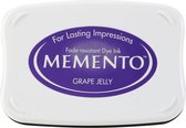 ME-500 Memento stempelinkt stempelkussen groot Tsukineko Grape Jelly paars