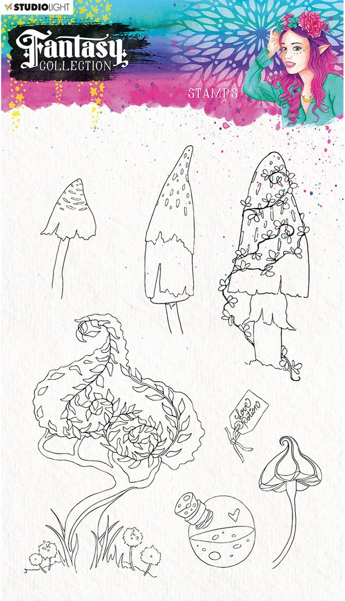 Studio Light Stamp A5 - Element Fantasy Collection 3.0 - nr.477