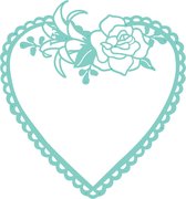 Kaisercraft -decorative die flora heart frame