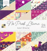 American Crafts DCWV - 30,5x30,5cm - 24 stuks - No prob llama