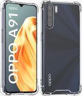 Transparant hoesje voor Oppo A91 - TPU Backcover - Antishock