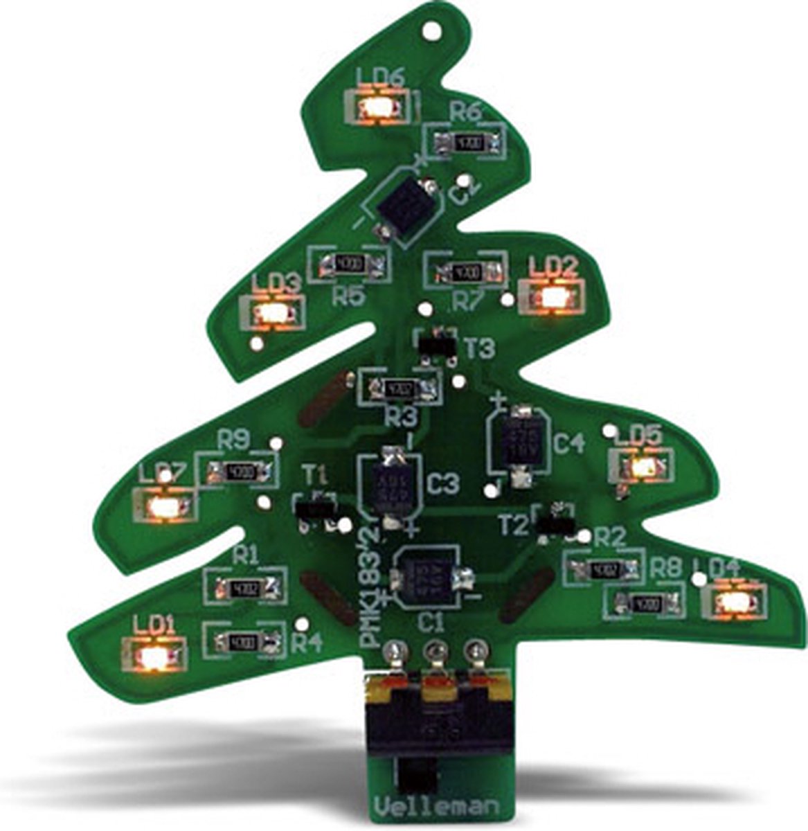 Velleman Mini Kits Smdkerstboom met usbaansluiting