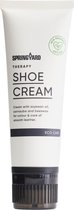 Springyard Therapy Shoe Cream Brown - Schoenpoets bruin - schoencrème voor glad leer - tube met spons - 75ml