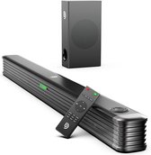 Soundbar - Geschikt Voor TV - Met Subwoofer - 2.1 kanaal - Bluetooth 5.0 -Inclusief Afstandsbediening - Ondersteunt Coaxiaal, Optisch, AUX en USB