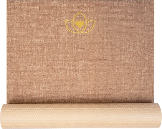 Yogi & Yogini Yogamat Jute Paars 5 mm – 185 x 63 cm