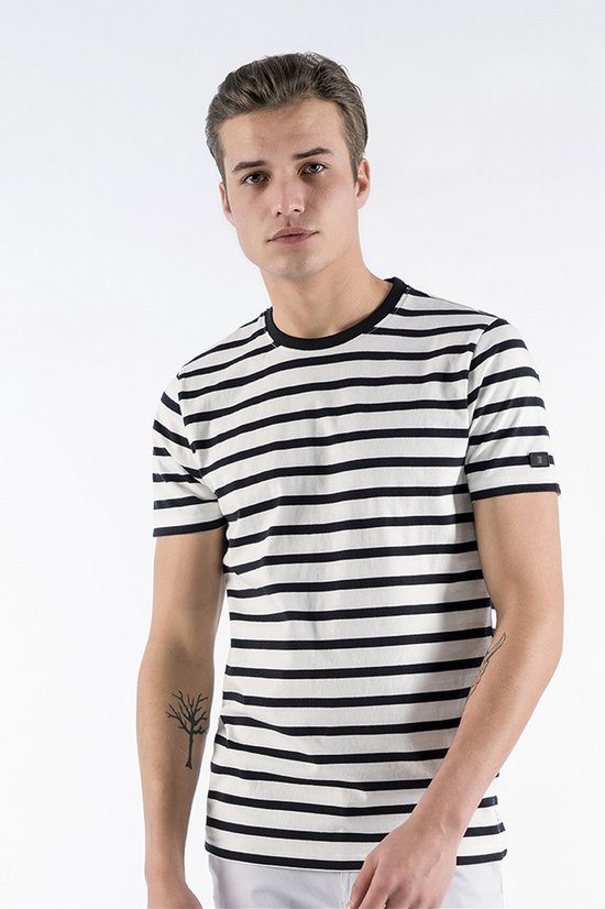 Presly & Sun Heren - T-Shirt - S - Zwart - Tim