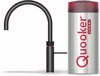 Quooker Fusion round met COMBI+ boiler 3-in-1 kokend water kraan Zwart