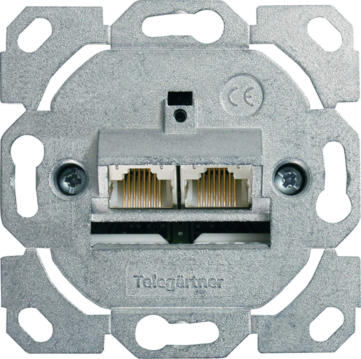 Telegärtner 100022944 Netwerkdoos Inbouw (in muur), Kabelgoot Inzet CAT 6A