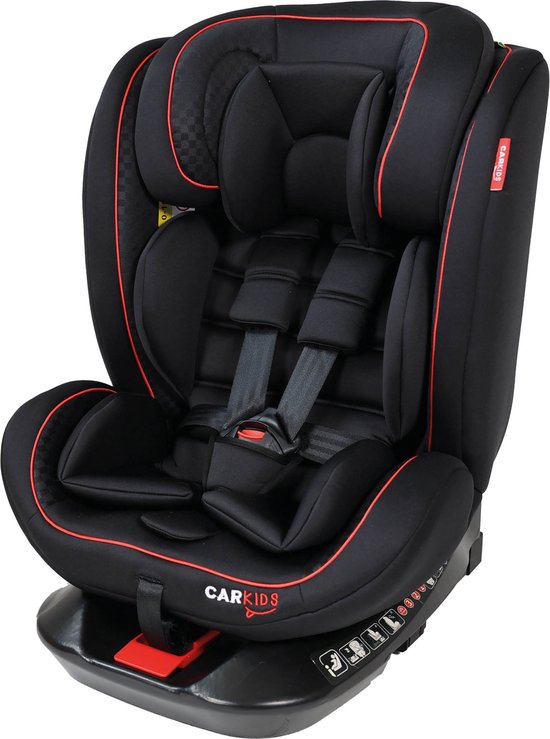 Carkids rehausseur voiture groupe 2/3 noir et rouge