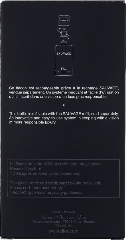 Dior Sauvage 100 ml Eau de Toilette - Herenparfum - Dior