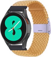 By Qubix Braided nylon bandje - Geel - Xiaomi Mi Watch - Xiaomi Watch S1 - S1 Pro - S1 Active - Watch S2