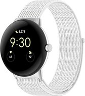 Nylon bandje - geschikt voor Google Pixel Watch 2 - wit