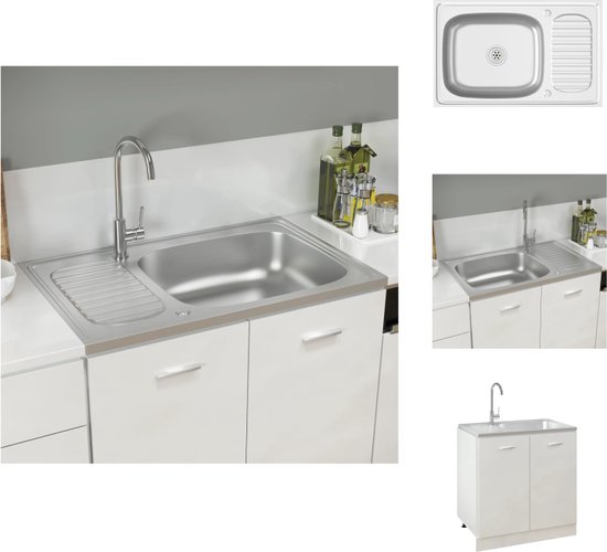 OSOLADY 1 Set Wastafel Voor Camperbar Gootstenen Camper Enkele Spoelbak Hoek Keukengootsteen Kleine Roestvrijstalen Spoelbak Voor Aan De Muur Kleine Gootsteen Rv Wasbak Roestvrij Staal