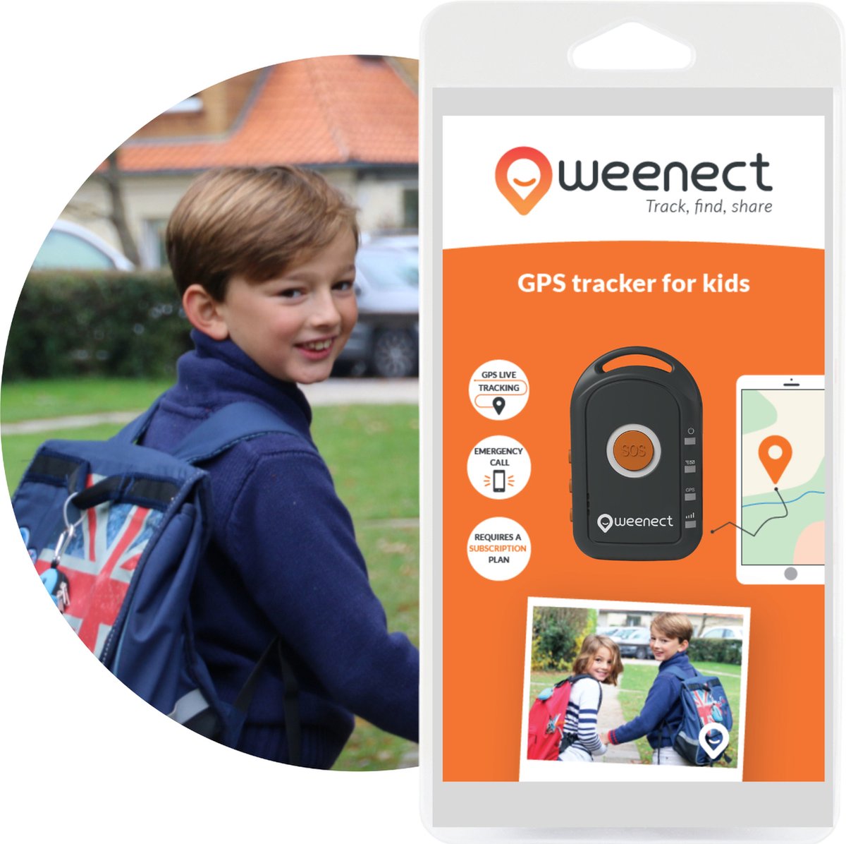Weenect Kids, le traceur GPS connecté pour suivre son enfant dès la rentrée  - Les Numériques