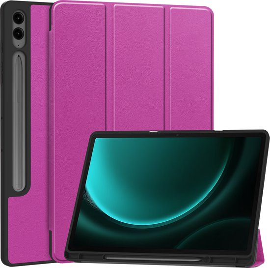 Case2go - Housse de tablette adaptée à Samsung Galaxy Tab S9 FE Plus (2023)  - Étui à