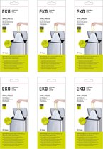 Sacs à déchets EKO type A 3-6 litres blanc - 6 rouleaux x 30 sacs