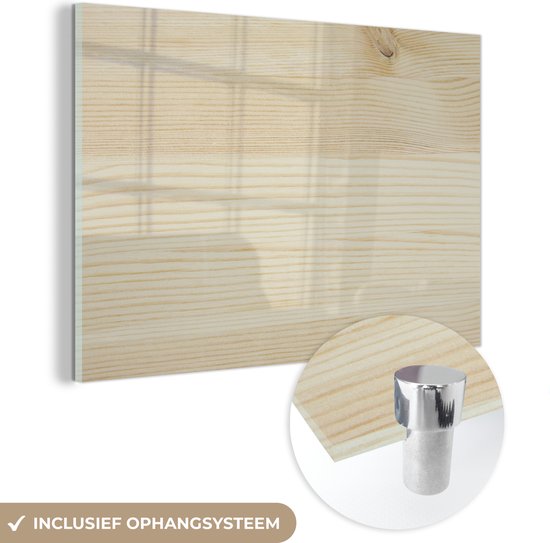 MuchoWow® Peinture sur verre 120x80 cm - Peinture sur verre acrylique - Une structure en bois clair - Photo sur verre - Peintures
