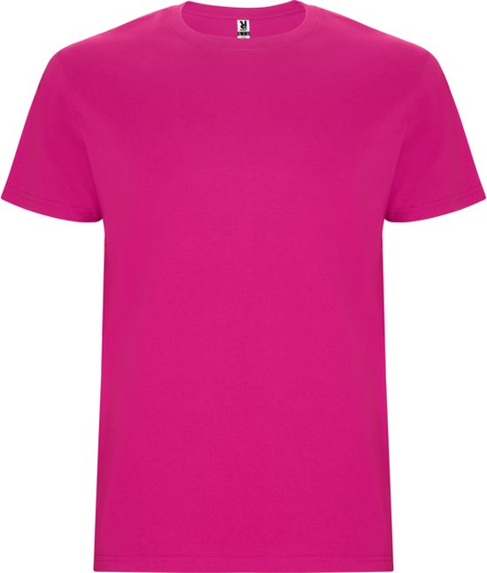 5 Pack T-shirt's unisex met korte mouwen 'Stafford' Roze - 3XL