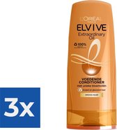 L’Oréal Paris Conditioner - Elvive Extraordinairy Oil - 3 x 200 ml