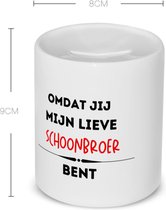 Akyol - parce que tu es mon cher beau-frère Tirelire - Frère - le frère le plus doux - anniversaire - cadeau pour frère - cadeau - cadeau - Capacité 350 ML