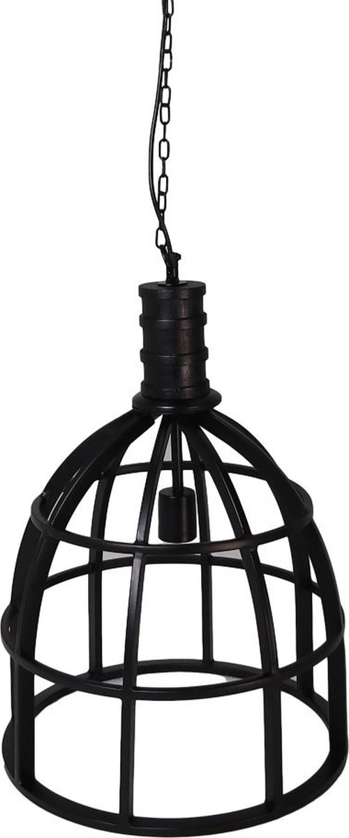 Gracie Hanglamp - ø40x50 cm - Zwart - Metaal, hanglampen eetkamer, hanglampen, hanglamp zwart, hanglampen woonkamer, hanglamp slaapkamer, hanglamp kinderkamer, hanglamp rotan, hanglamp hout, hanglamp industrieel