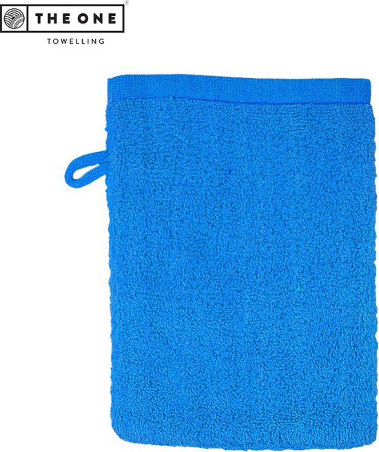 The One Towelling Washand - 16 x 21 cm - Washandje - 100% Katoen - Turquoise