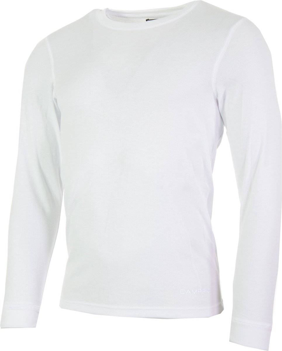 Campri Thermoshirt lange mouw - Sportshirt - Heren - Maat L - Wit