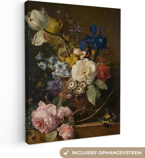 Canvas - Schilderij - Bloemen - Canvas - op canvas - op canvas - Wanddecoratie