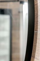 Plieger Nero Round Spiegel Rond - 80cm - Met Zwarte Lijst