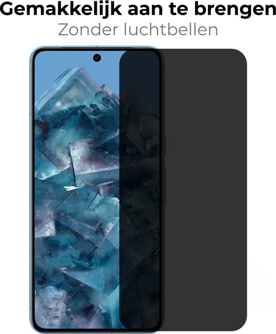Protecteur d'écran Google Pixel 8 Pro en Glas trempé à couverture complète - Protecteur d'écran Google Pixel 8 Pro en Tempered Glass de confidentialité