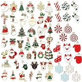 SHOP YOLO-boomversiering-Kerst Charms-Kersthanger -Diy Sieraden Maken Charms Hangers-kerstversiering-65 stuks
