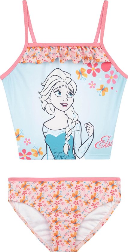 Disney Frozen Meisjes Bikini - turquoise - Maat 110 | bol.com