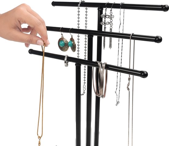 Mini fluwelen sieradenreisdoos, sieradenreisbox/organizer, kleine sieradenorganizer/opslag voor ringen, oorbellen, kettingen, armbanden, zwart