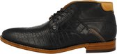 Rehab Footwear Adriano Croco Formal Shoe Men Nero 42