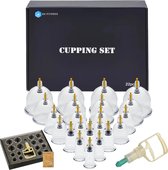 Cupping Set Pro - Massage Cups - Cellulite Massager Apparaat - Massageapparaat - Set van 22 Massage Cups! - Merk: BX Fitness®