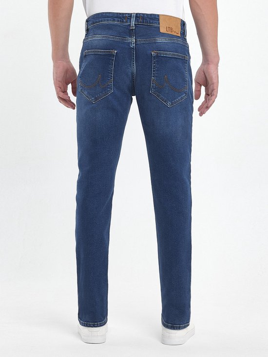 LTB Jeans Hollywood ZD Heren Straight Jean - Donkerblauw - Allon Safe Wash