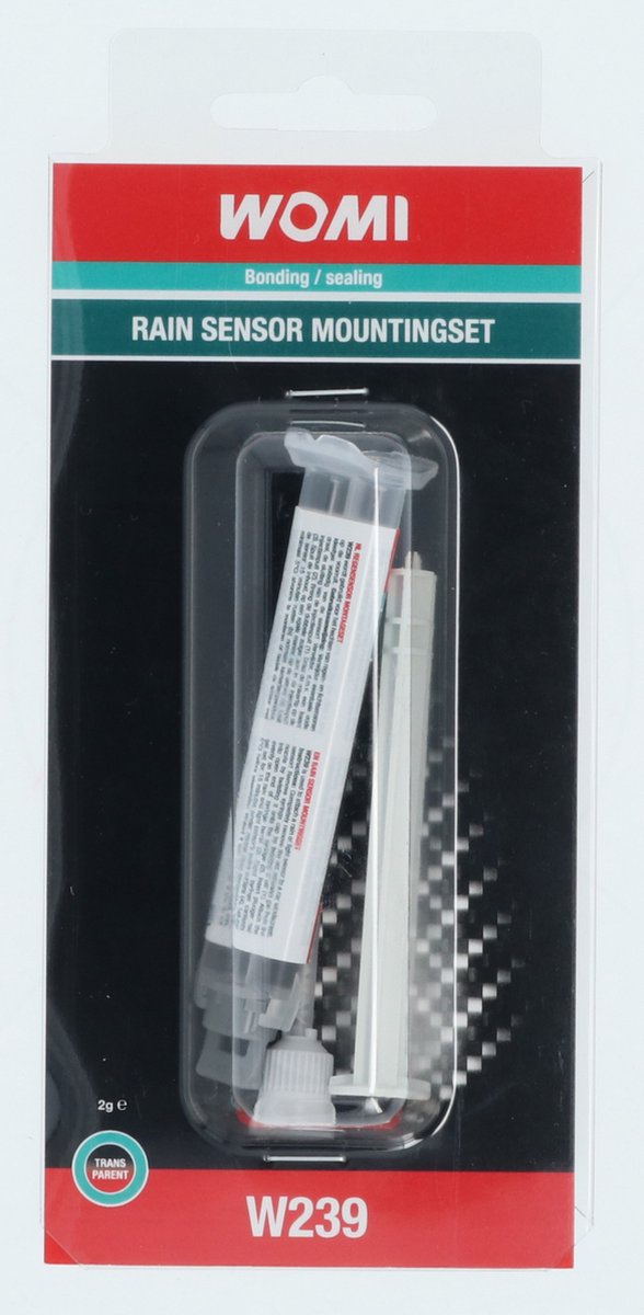 Womi W239 Regensensor Montageset – 2 g – Transparante Hechting – Sneldrogend – Geschikt voor Diverse Sensoren