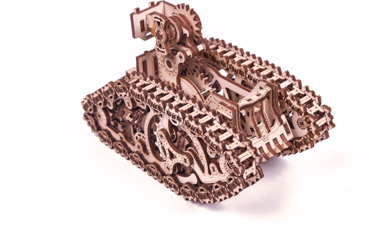 Wood Trick - Modelbouw 3D houten puzzel - Stoom tank - Steam tank (WDTK030) - 381 stuks - Geen lijm noch verf nodig! — afbeelding 14