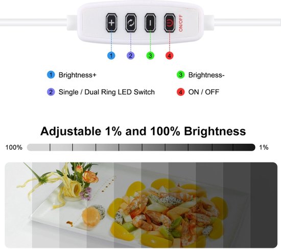 Puluz Professionele Fotostudio Box – Fotostudio met LED Verlichting – Opvouwbaar Lightbox – Draagbaar Fotobox – 6 Kleuren Achtergrond – Productfotografie – Achtergrond Fotografie – Fototent – Fotodoos – Softbox – 30x30x30cm - PULUZ