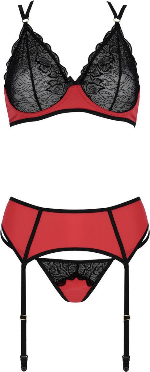 CA Magnolia 3pcs set red-black