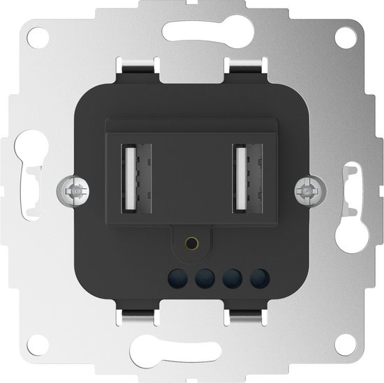 2USB InChargePRO USB AC Socket 15W 3A Anthracite