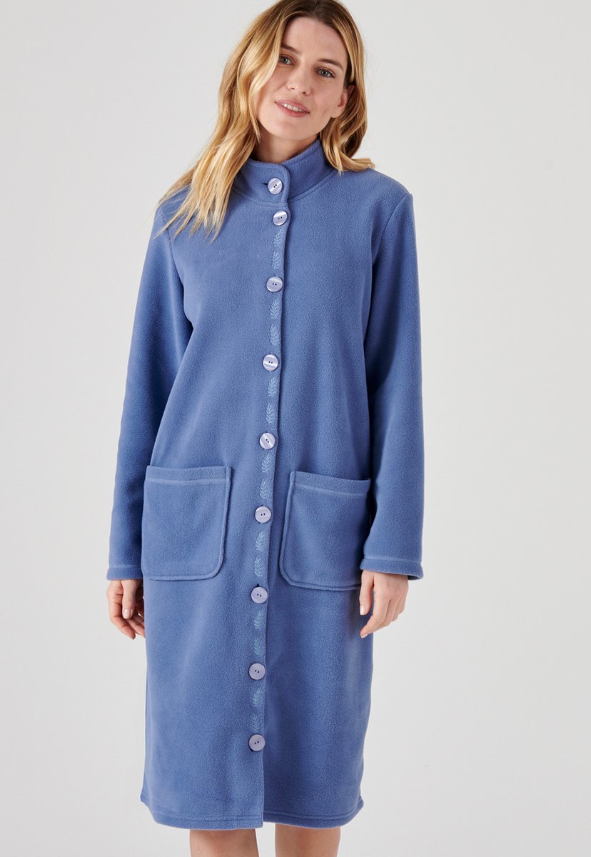 Damart - Fleece kamerjas Thermolactyl - Dames - Blauw - 50-52 (XL)