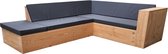 Wood4you - Lounge set 7 douglashout 200x220 cm - coussins inclus (forme en L)
