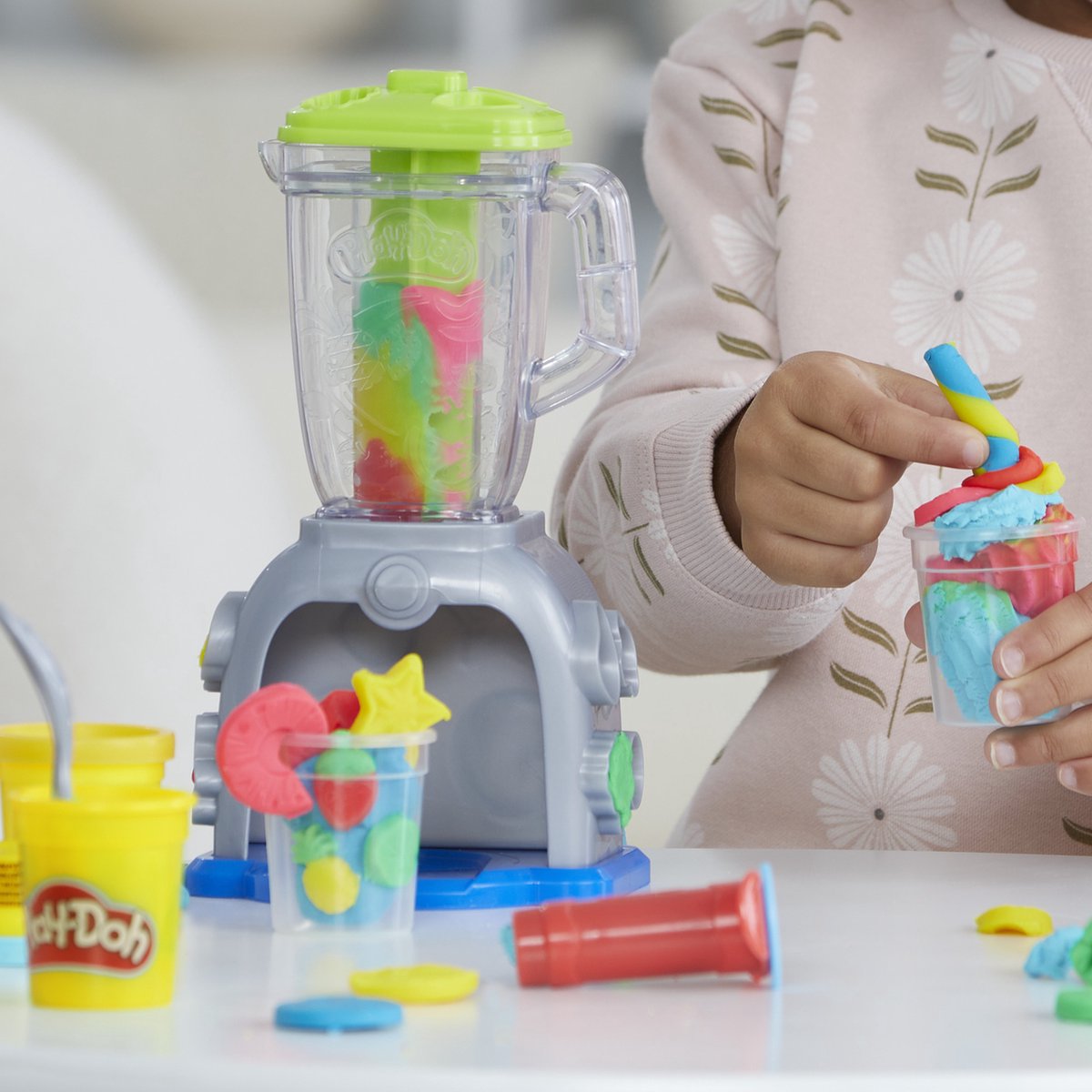 Play-Doh Smoothie Blender Set - Boetseerklei - 5 Play-Doh potjes - Knutselen voor kinderen — afbeelding 11