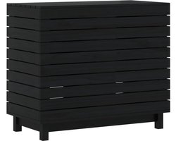vidaXL - Wasmand - 88,5x44x76 - cm - massief - grenenhout