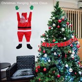 Grote Kerst Opknoping Kerstman Decoratie, Opknoping Kerstman Kerstversiering Voor Indoor Outdoor Thuis Deur Muur Ramen Auto Trappen Daken Decoratie